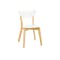 Harold Dining Chair - Natural, White - 0