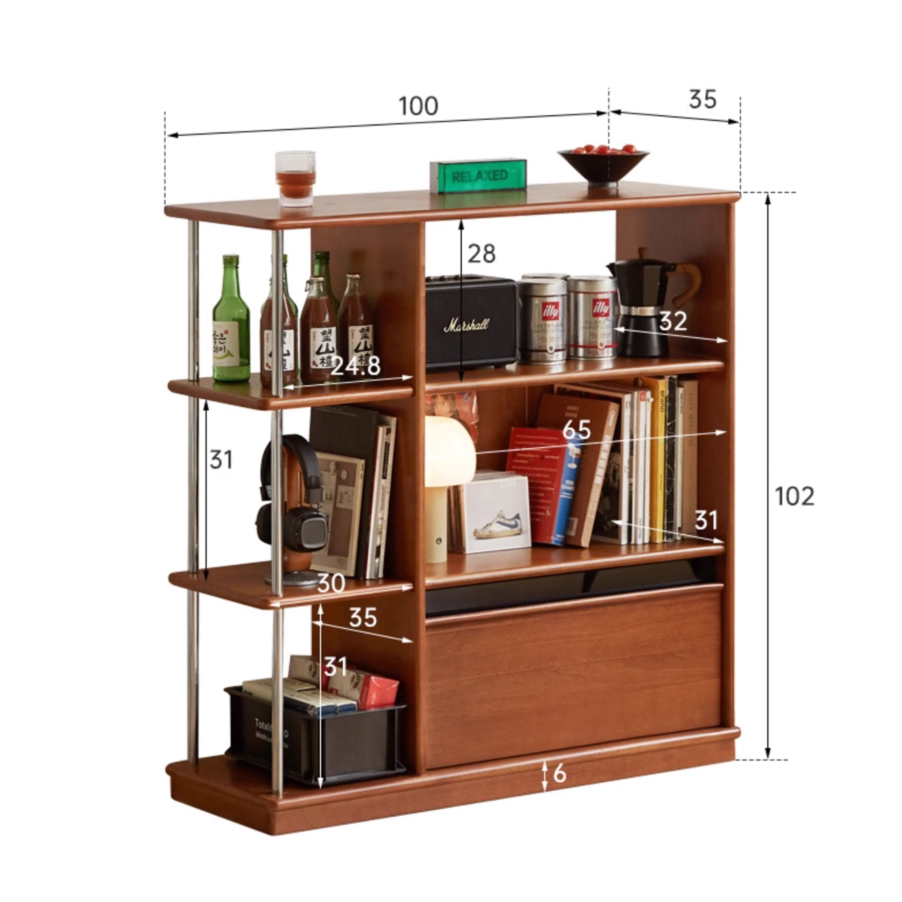 Gibse Shelf 1m - 9