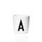 Personal Porcelain Cup (A-J) - White