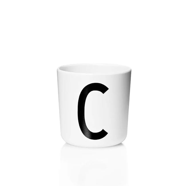 Personal Porcelain Cup (A-J) - White - 5
