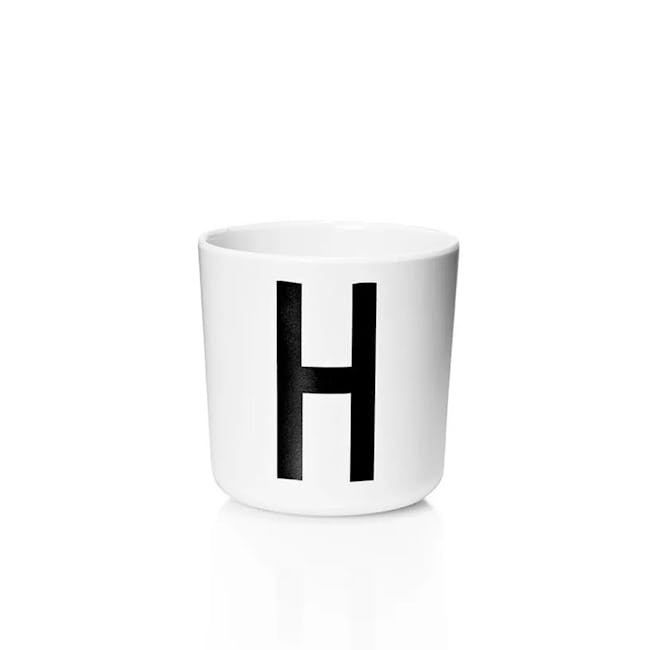 Personal Porcelain Cup (A-J) - White - 10