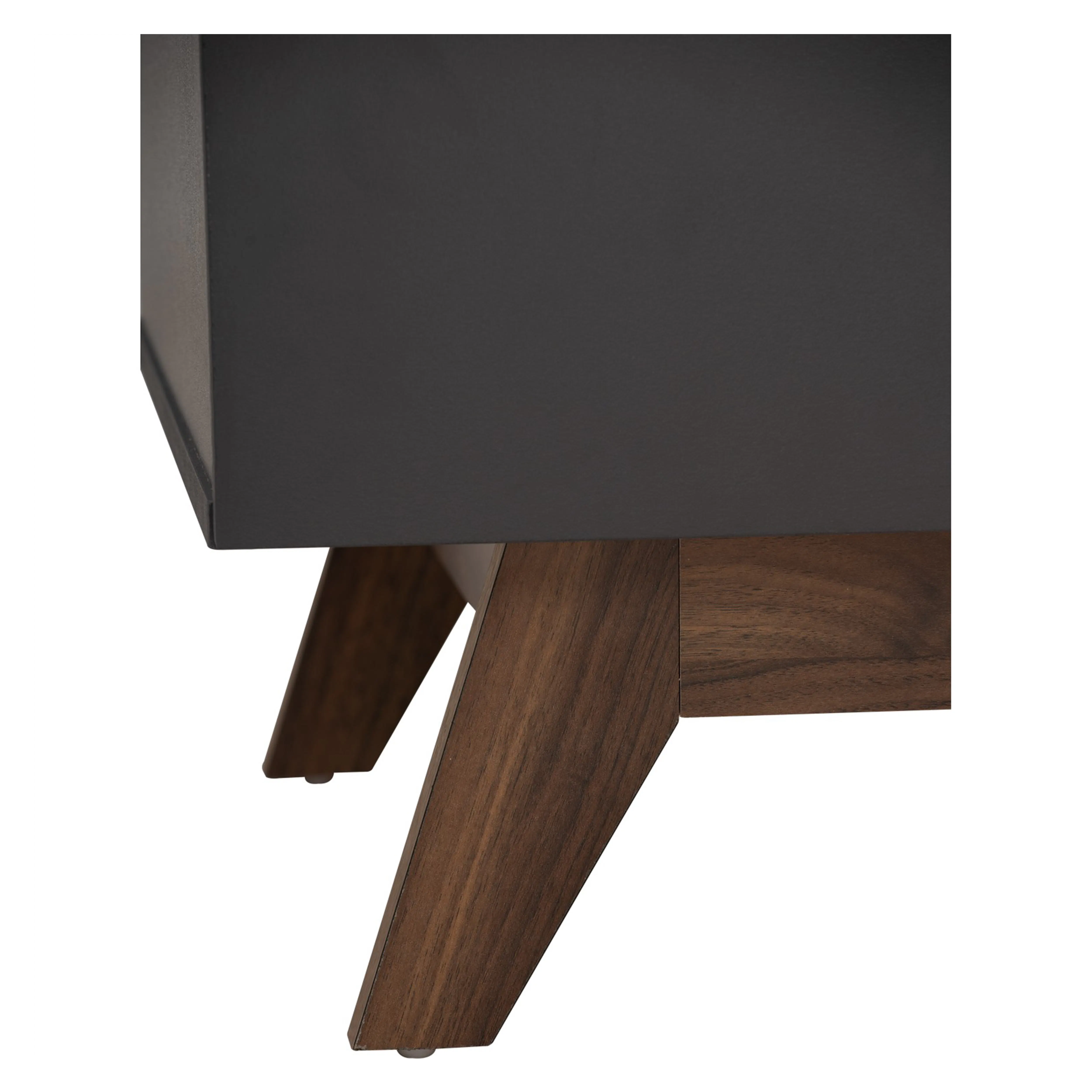 Miah Coffee Table - Walnut, Grey - 10 - Dark, sleek, modern, minimalist, contemporary, sophisticated, elegant, sophisticated