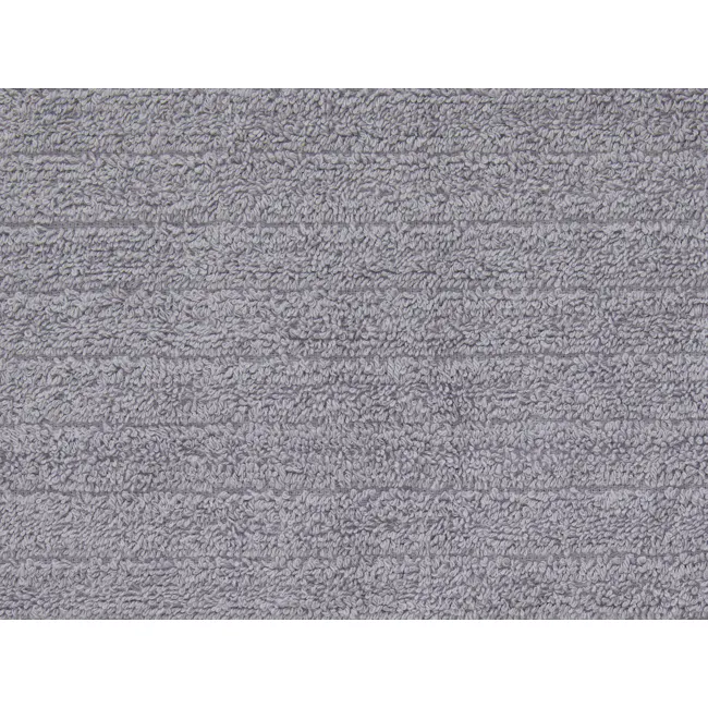 EVERYDAY 100% Cotton Hand Towel 70 x 40 cm - Liilac - 4 - Gray textured fabric with intricate floral patterns, Fine