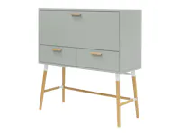 (As-is) Arod Study Table 1m - White Grey - 2
