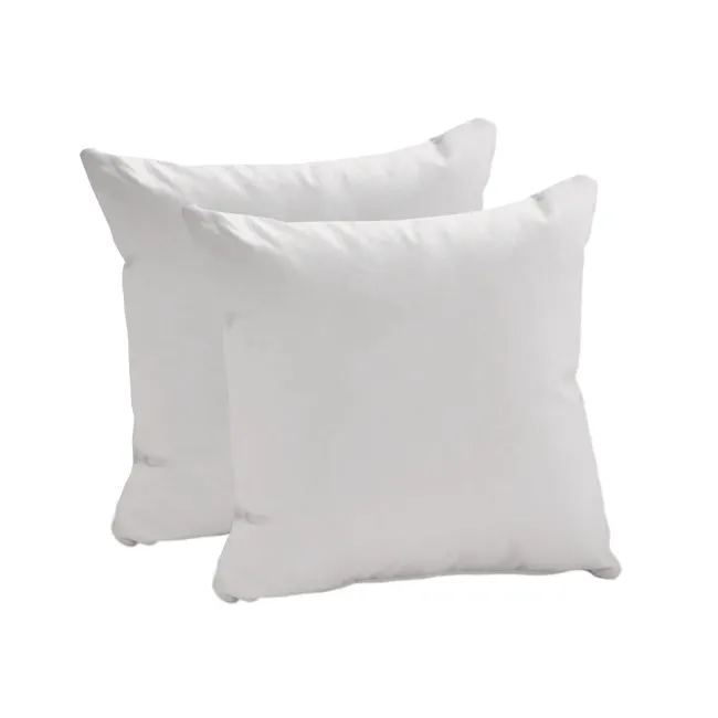 Macaron Sofa Cushions - Light Grey (Set of 2) - 2 - White, pillow, soft, comfortable, cozy, plush, fluffy, soft material