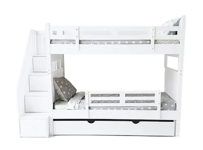 Matt Super Single Bunk Bed with Staircase