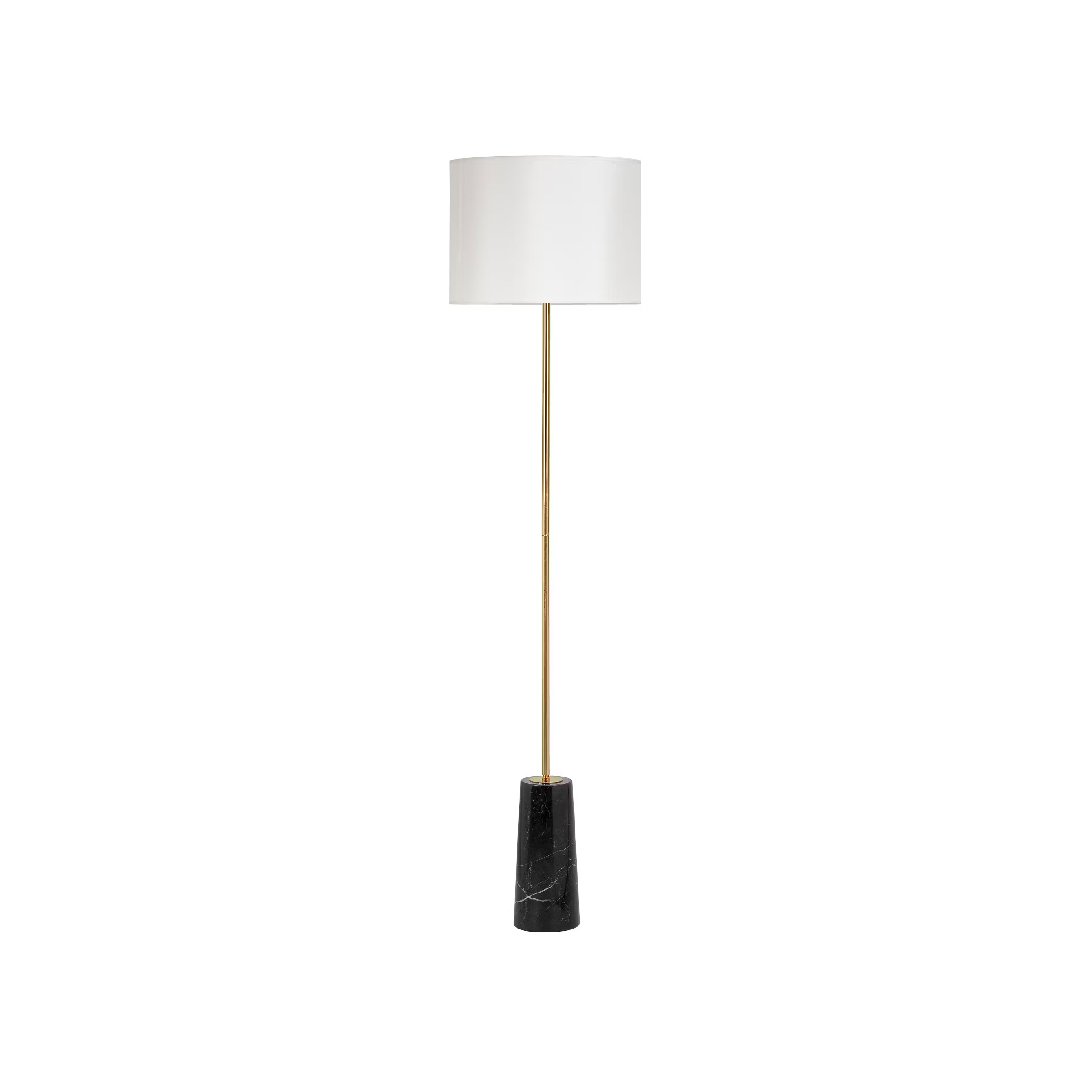 Alyssa Floor Lamp - Black, Brass