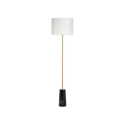Alyssa Floor Lamp - Black, Brass