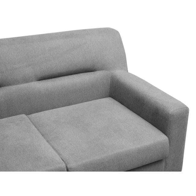 Damien 3 Seater Sofa - Heather Grey - 7