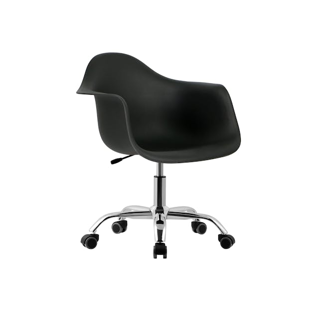 Lars Mid Back Office Chair - Black - 0