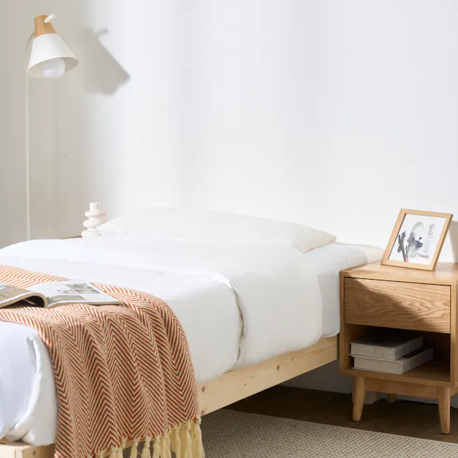 Katana Queen Wooden Bed - 12