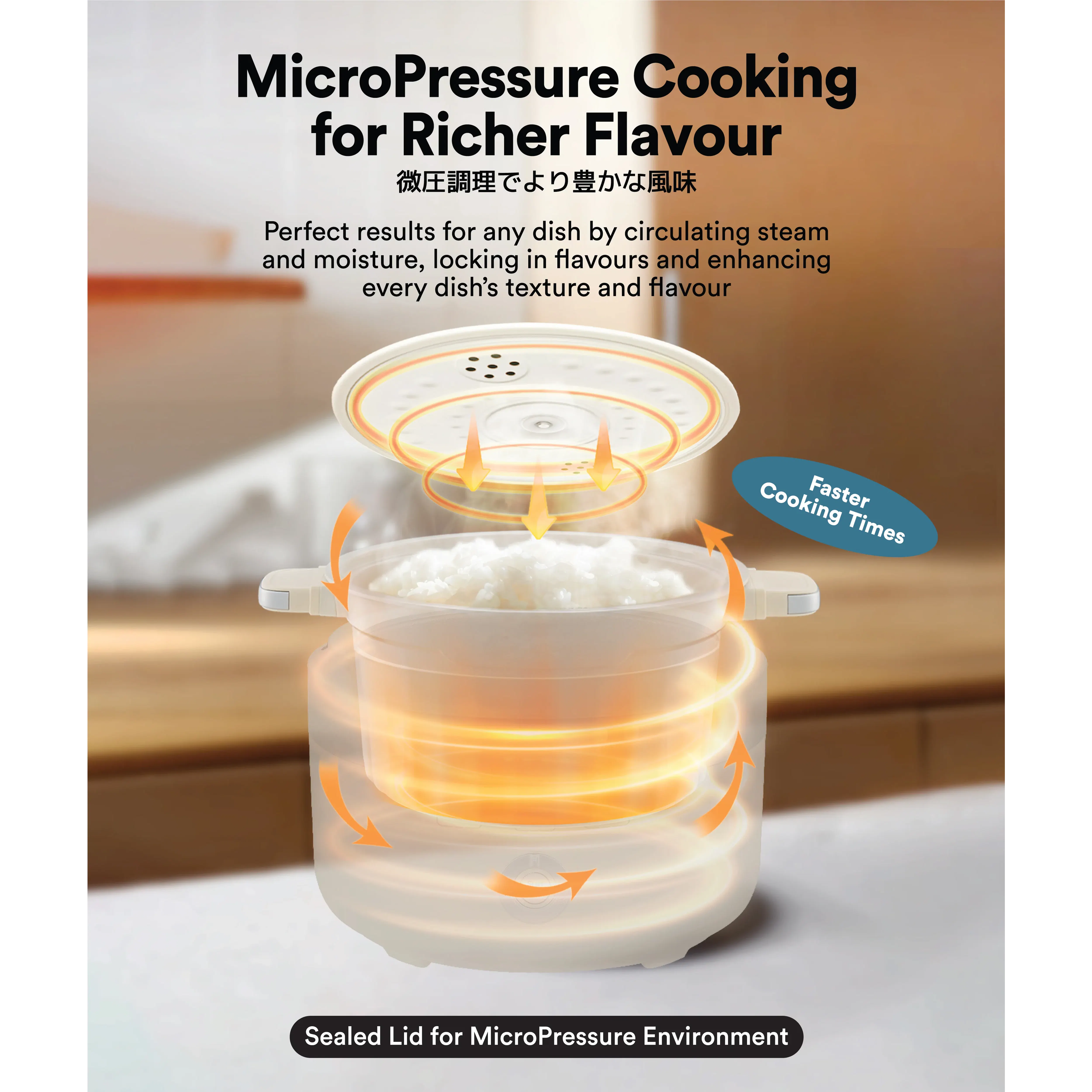 TOYOMI 4.3L FlavourSeal Multi Cooker + Hot Pot (SMC 4396) - 11