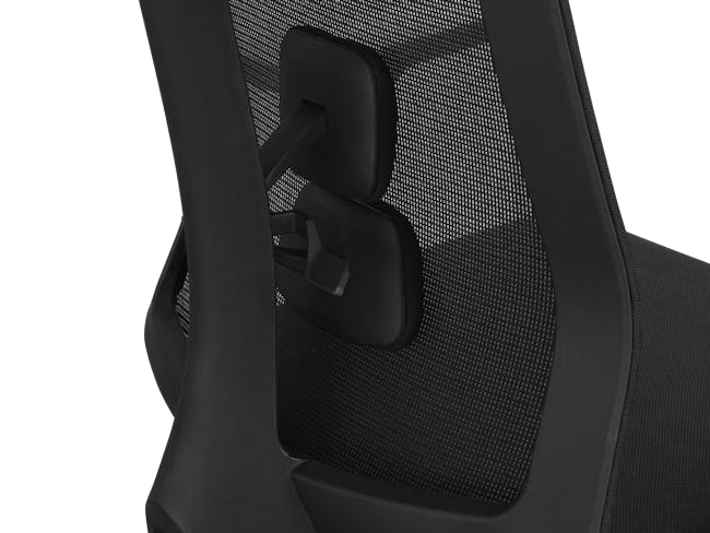 Damien Mid Back Office Chair - Black (Waterproof) - 5