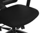 Swivo Table 1.2m - Natural with Damien Mid Back Office Chair - Black (Waterproof) - 16