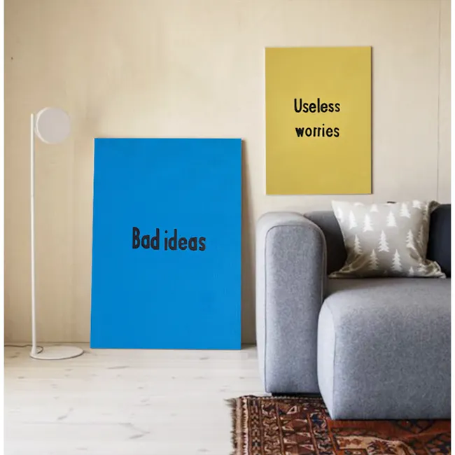 Useless Worries Stretched Canvas 30 x 40 cm - 3