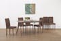 Allison Dining Table 1.5m in Cocoa with Harold Bench 1m with 2 Harold Dining Chairs in Seal - 3