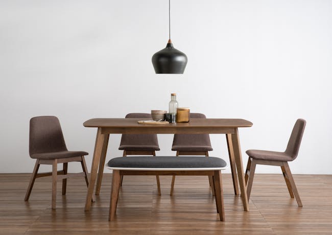 Allison Dining Table 1.5m - Cocoa - 1