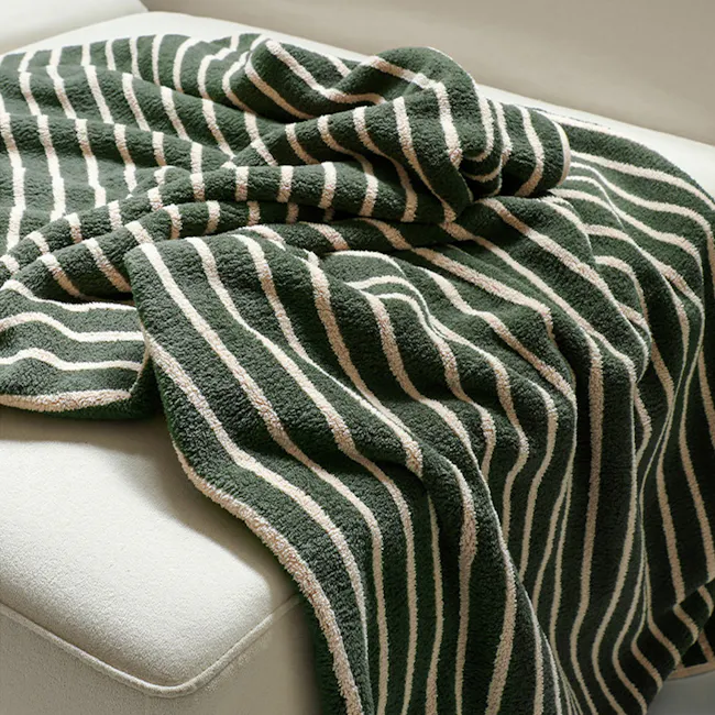 Line Bath Towel - Green - 2