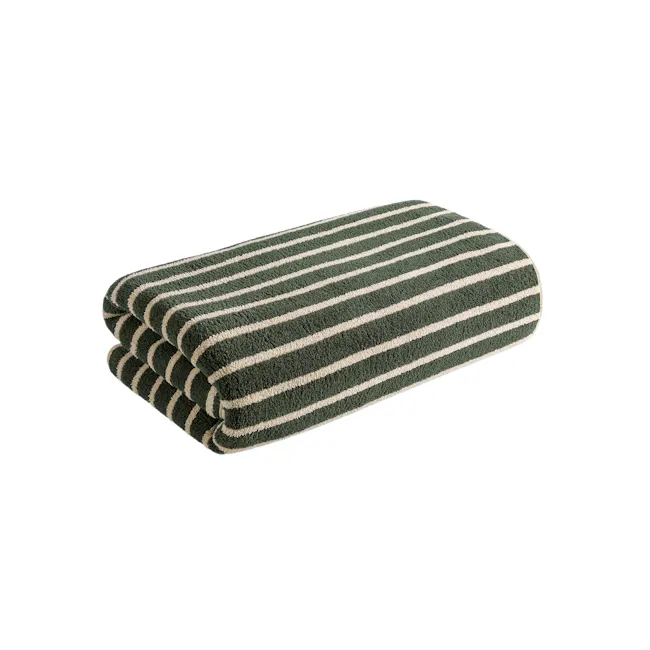 Line Bath Towel - Green - 1