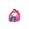 Oomph Mini Spill-Proof Bean Bag - Candy Pink - 1