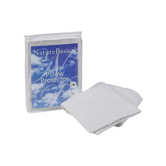 Nature Basics 100% Cotton Pillow Protector - 1