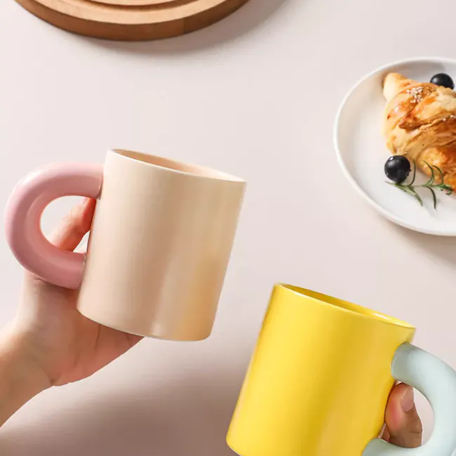 Mogo Ceramic Mug - Blush Pink - 2