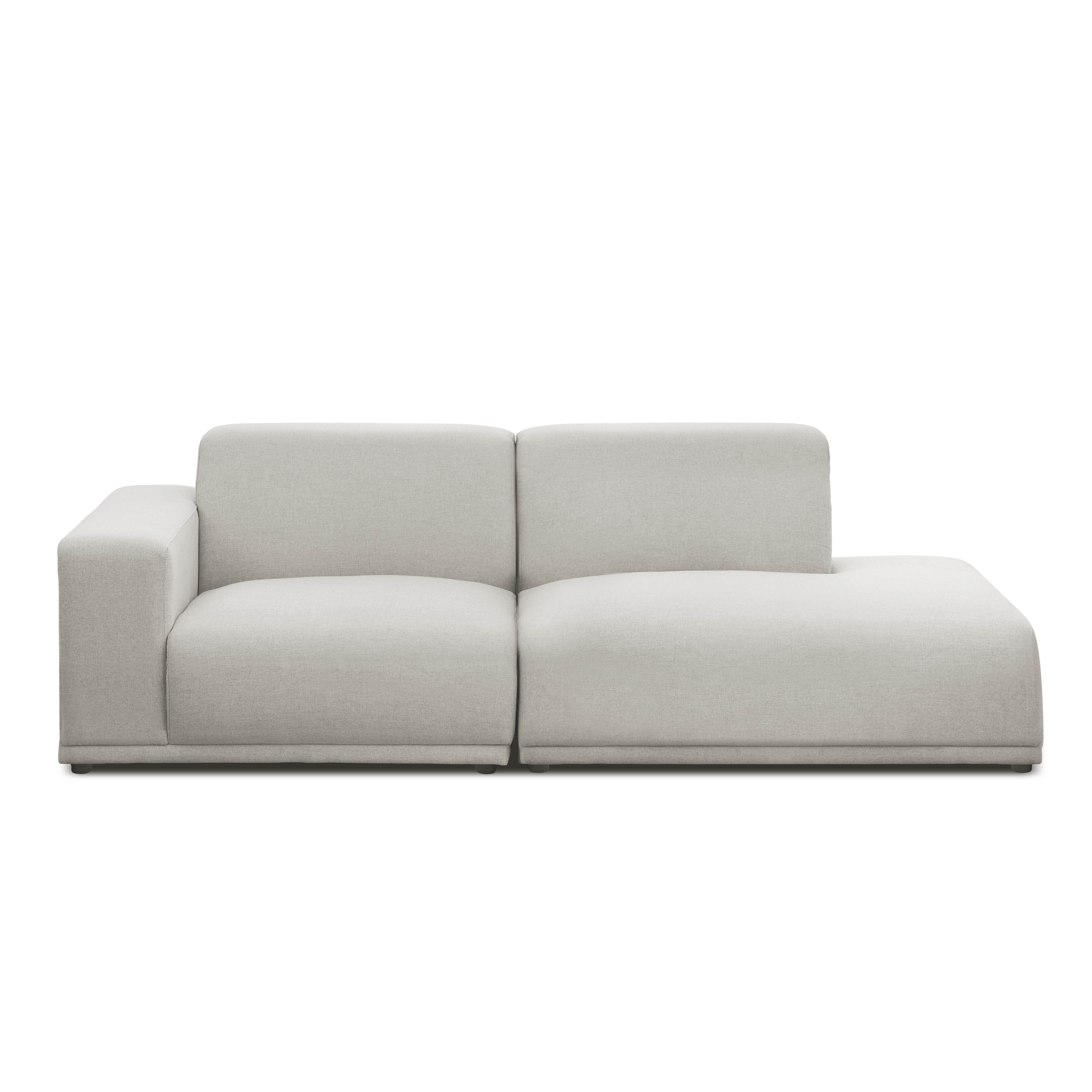 Milan 3 Seater Extended Sofa - Ivory (Fabric)