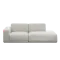 Milan 3 Seater Extended Sofa - Ivory (Fabric)