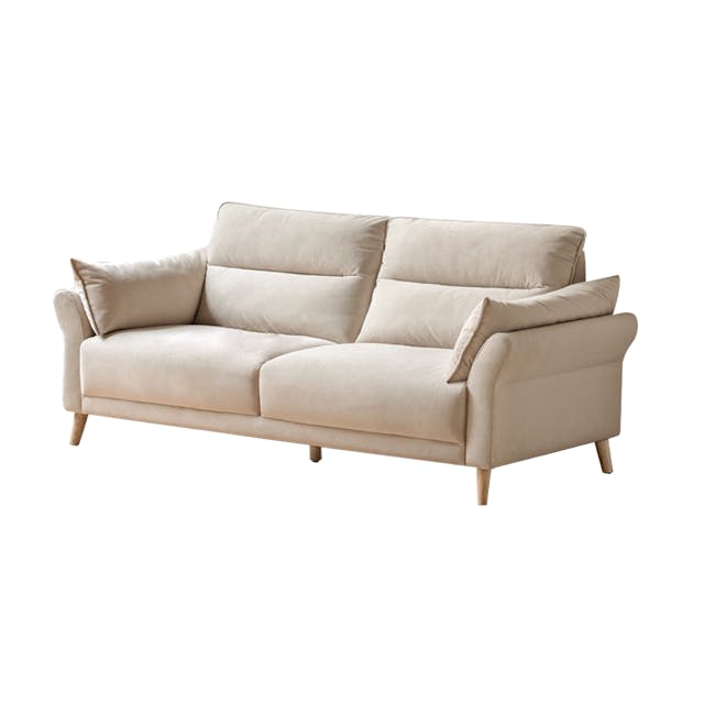 Gedelle 3 Seater Sofa - Milk Tea (Pet Friendly) - 1