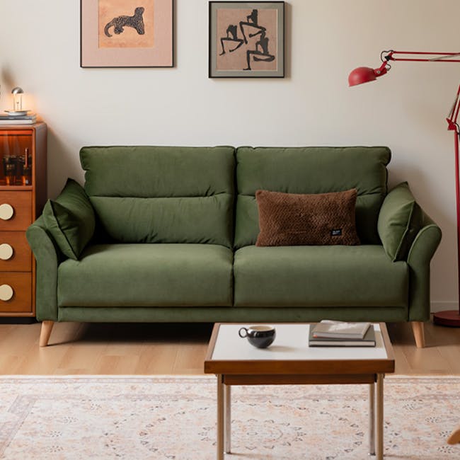 Gedelle 3 Seater Sofa - Milk Tea (Pet Friendly) - 10