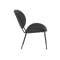 Ormer Lounge Chair - Matt Black, Titanium (Faux Leather) - 1