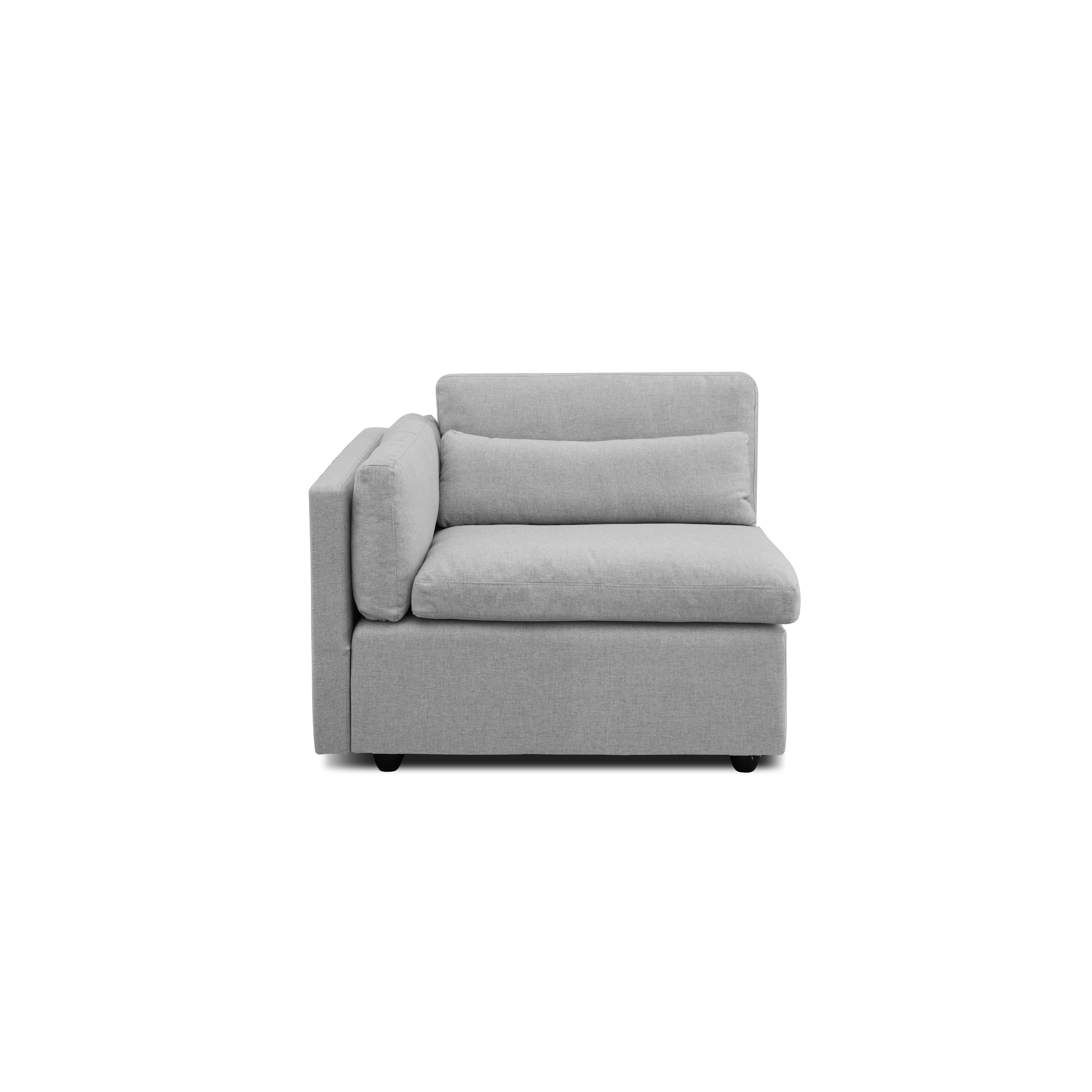 Liam Left Arm Unit - Slate (Fabric)