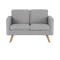 Helen 3 Seater Sofa with Helen 2 Seater Sofa - Silver Fox - 10