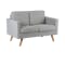 Helen 3 Seater Sofa with Helen 2 Seater Sofa - Silver Fox - 11
