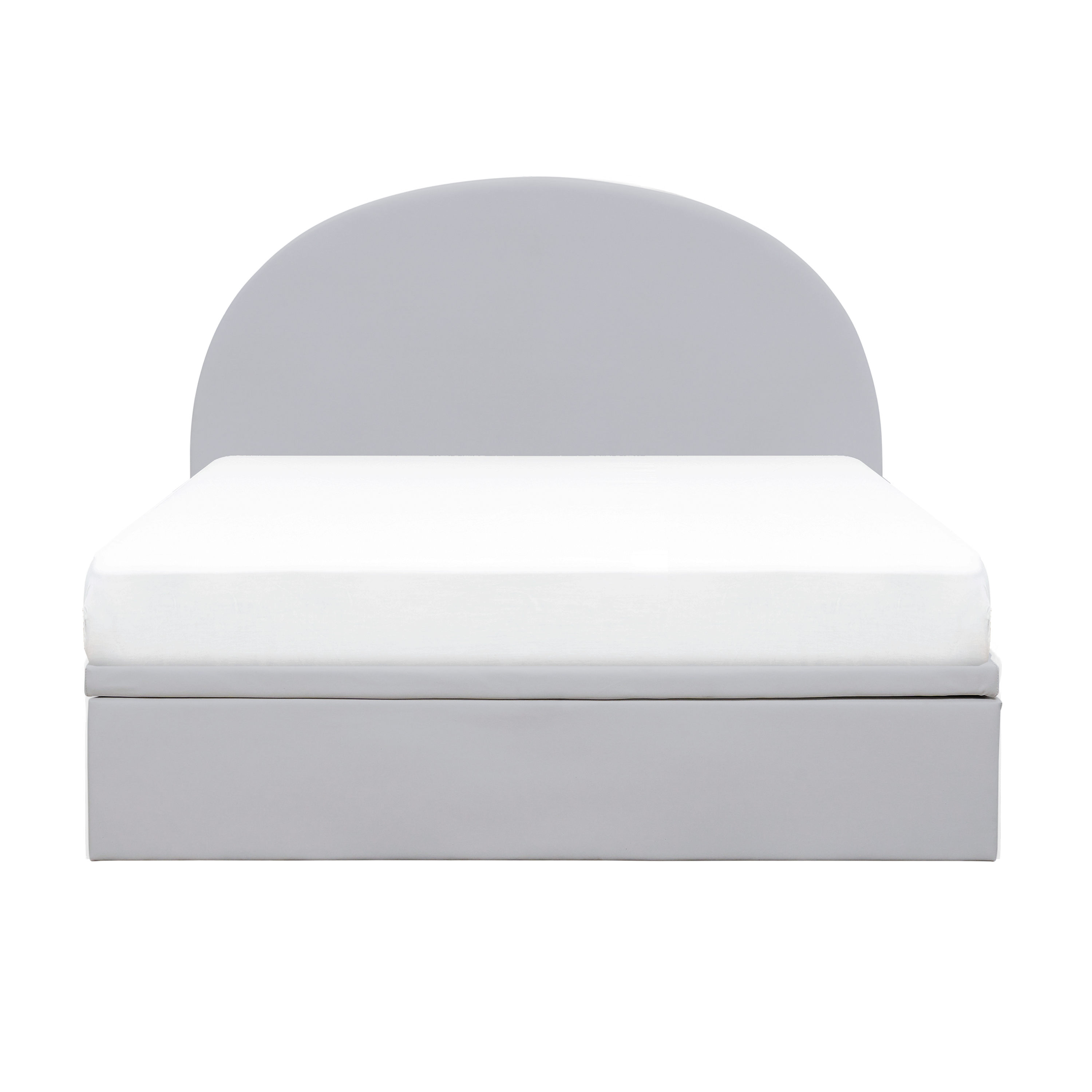 Aspen Queen Storage Bed - Light Grey (Pet Friendly)