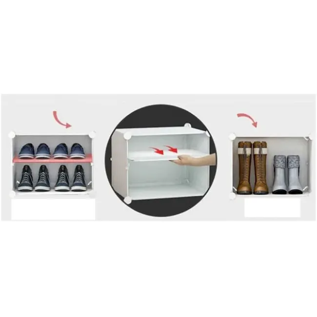 Netto Modular 6-Tier Shoe Storage Cabinet - 5