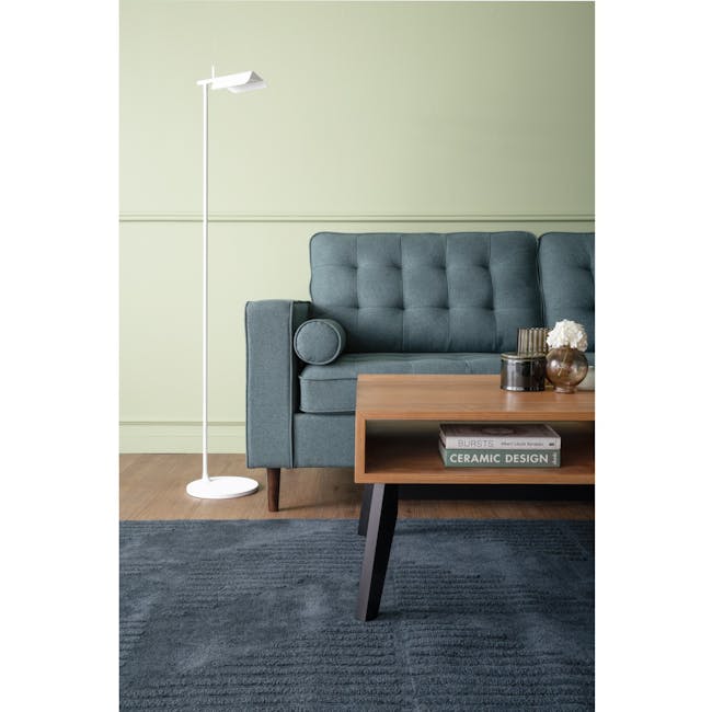 Royce 3 Seater Sofa - Nile Green (Fabric) - 2