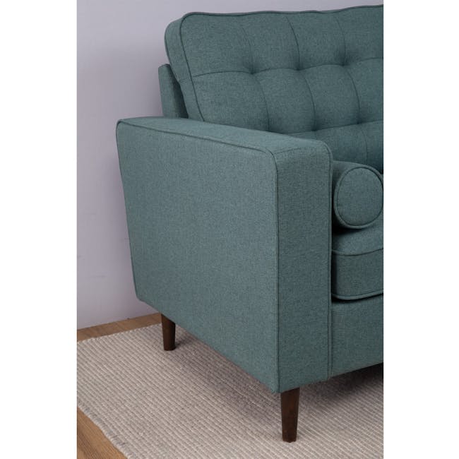 Royce 3 Seater Sofa - Nile Green (Fabric) - 6