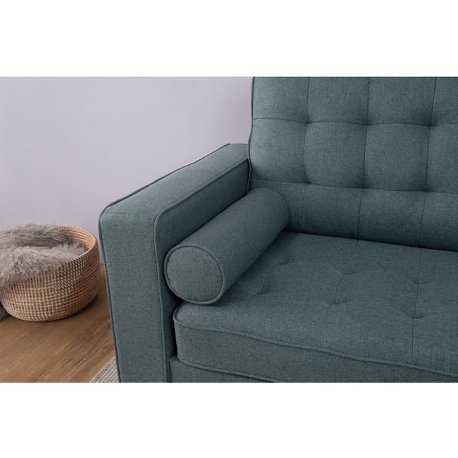 Royce 3 Seater Sofa - Nile Green (Fabric) - 5