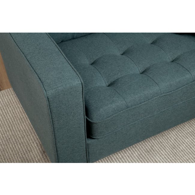 Royce 3 Seater Sofa - Nile Green (Fabric) - 16