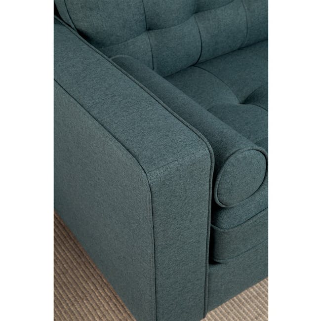 Royce 3 Seater Sofa - Nile Green (Fabric) - 13