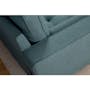 Royce 3 Seater Sofa - Nile Green (Fabric) - 17