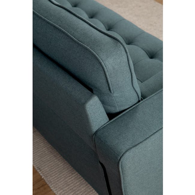 Royce 3 Seater Sofa - Nile Green (Fabric) - 8