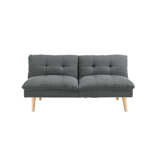 Jen Sofa Bed - Charcoal (Eco Clean Fabric) - 0