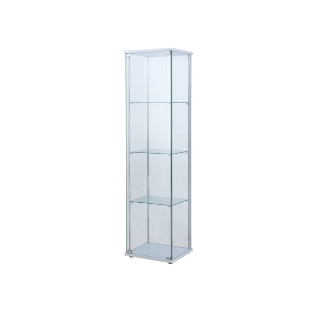 Haider Glass Cabinet 0.4m - White - 0