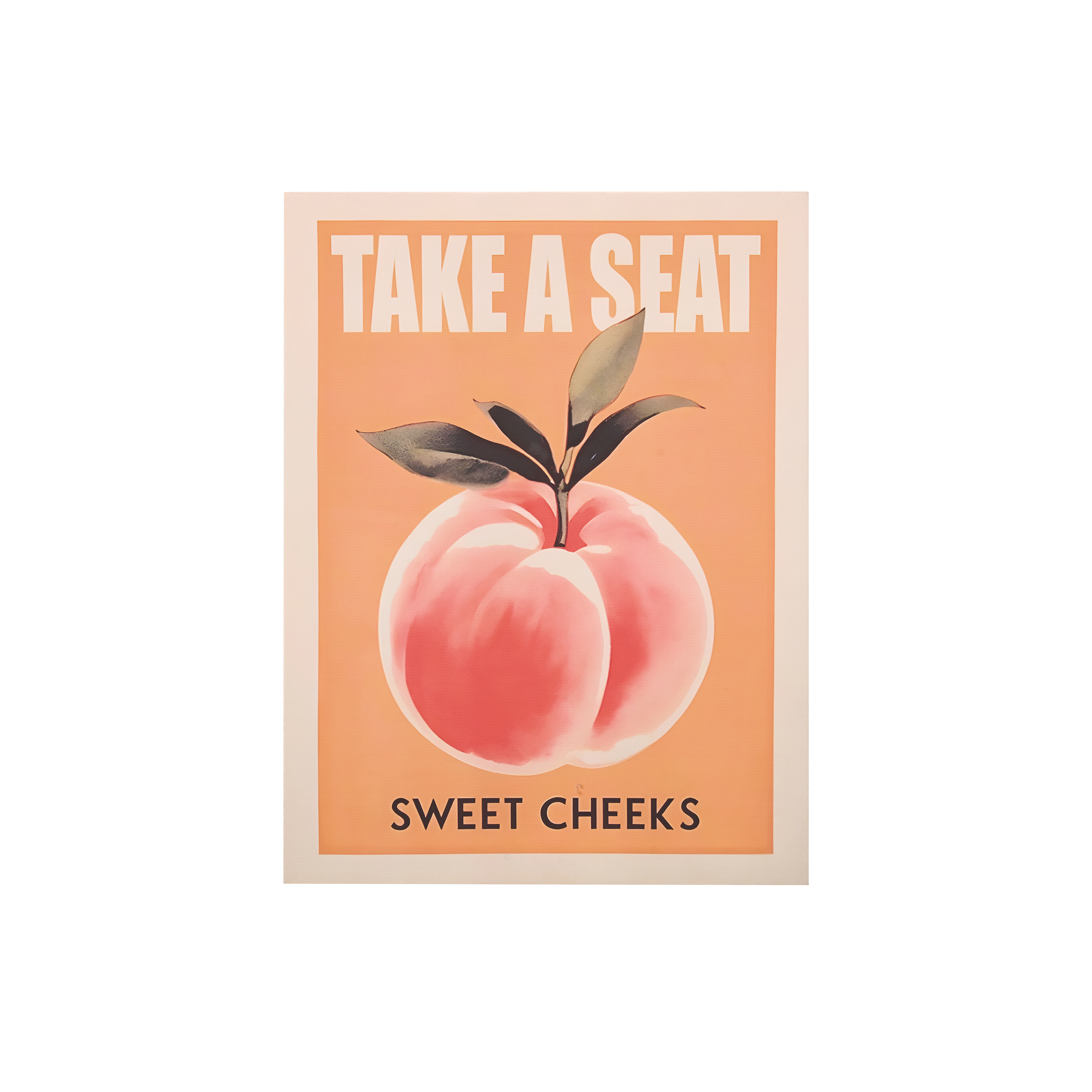 Sweet Cheeks Stretched Canvas 30 x 40 cm