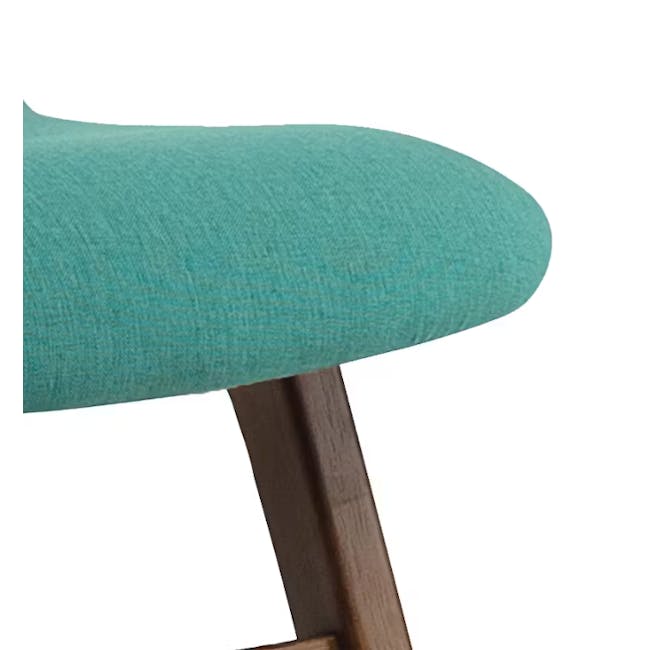 Bianca Dining Chair - Walnut, Emerald - 1