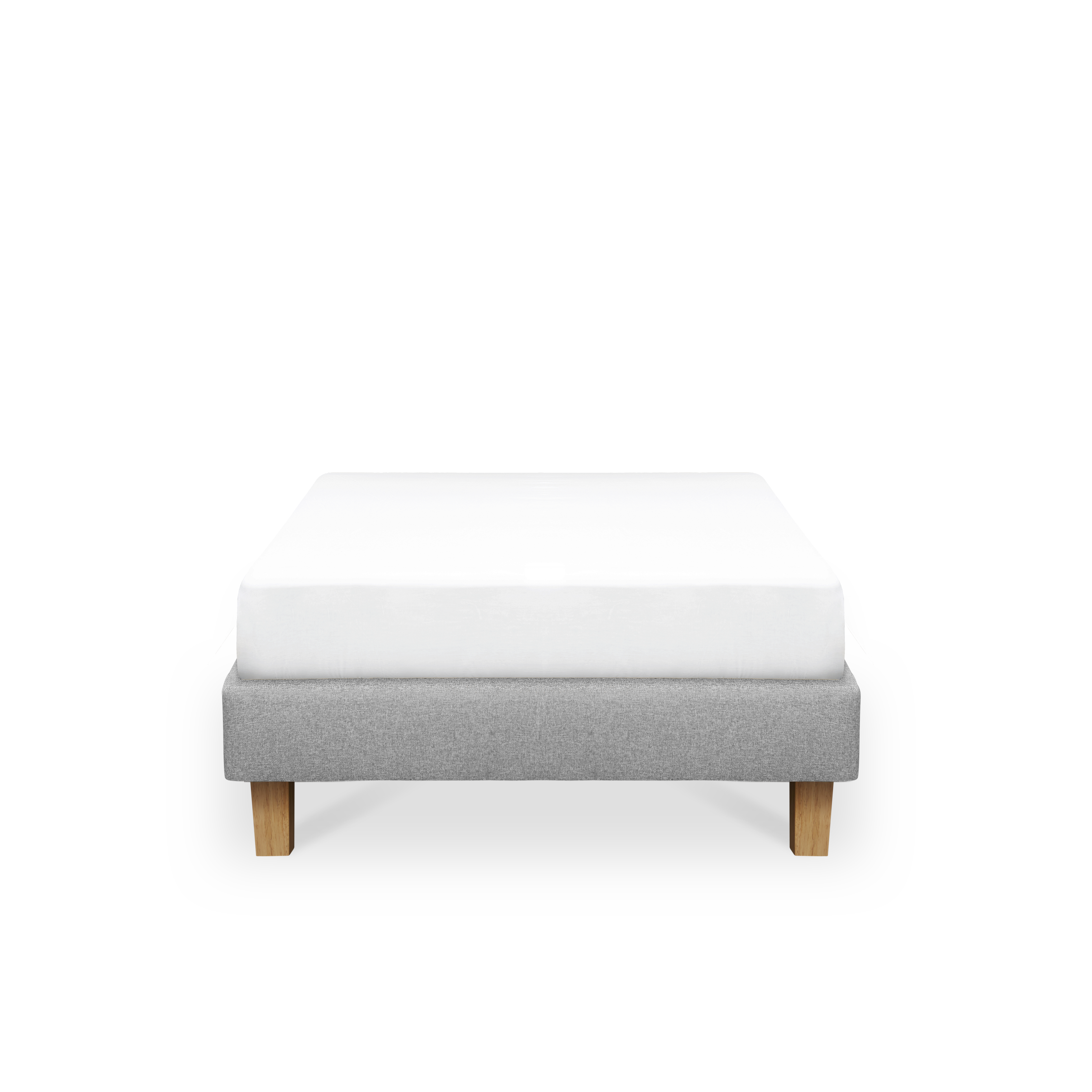 ESSENTIALS Super Single Divan Bed - Pebble (Eco Clean Fabric)