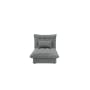 Tessa Storage Lounge Sofa Bed - Pewter Grey (Eco Clean Fabric) - 15