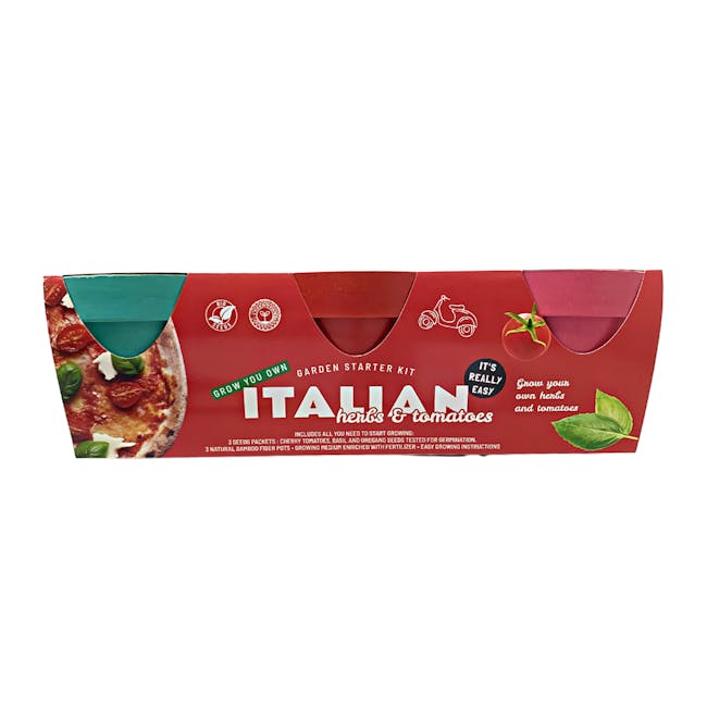 Boutique Garden Italian Trio - Basil Oregano & Tomatoes - 0